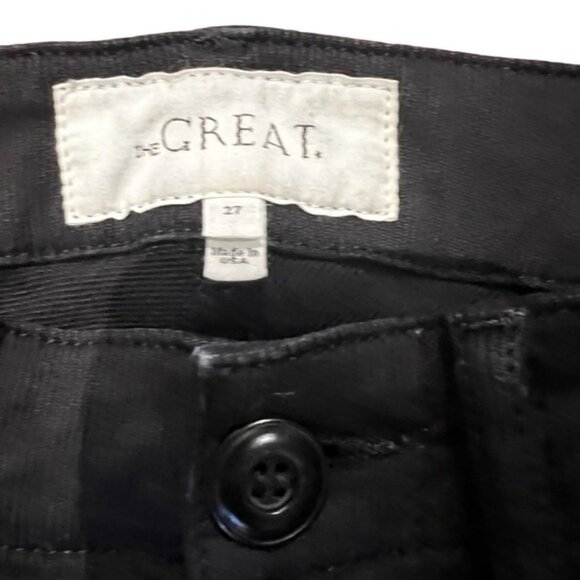The Great slim fit corduroy utility style pants in black size 27 good condition - Picture 9 of 11